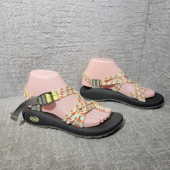 Chaco ZX/2 Women's Size US 7 Classic Prism Yellow Sport Adjustable Sandals.  NEW - Picture 12 of 12